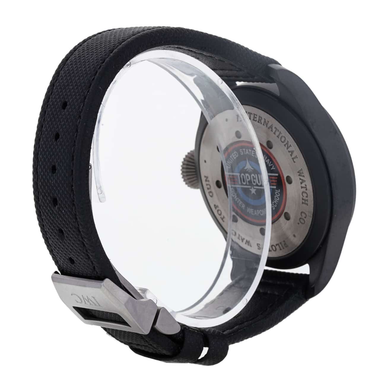 IWC Big Pilot s IW501901 Black Arabic Dial Fabric Strap